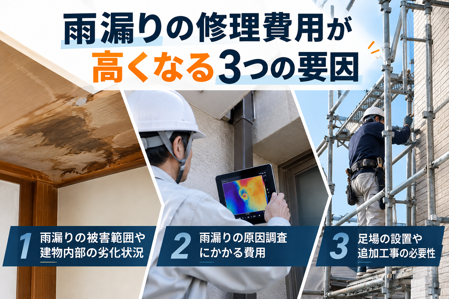 雨漏り　修理費用